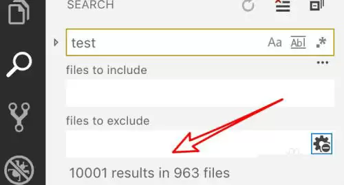 vscode怎么指定在某个目录搜索