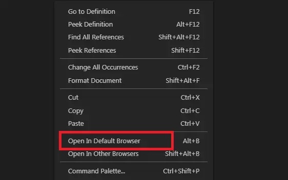 vsCode怎么调用外部浏览器查看效果