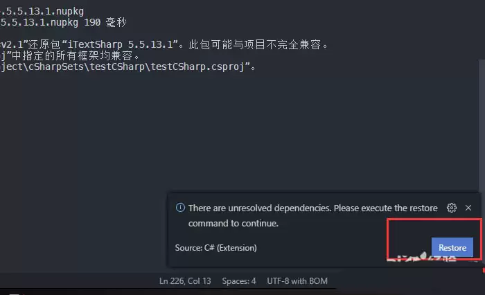 vscode怎么安装iTextSharp