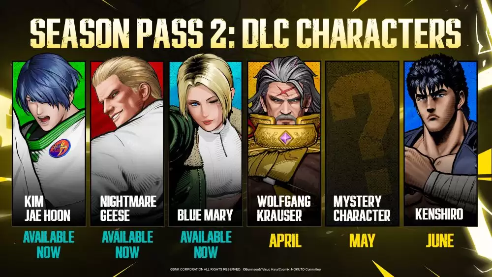 《北斗神拳》角色 “拳四郎” 确定参战格斗游戏《饿狼传说:群狼之城》!先行预告片今日公开!