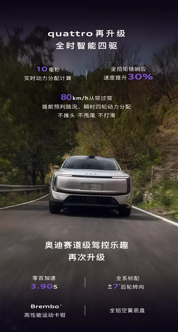 姜还是老的辣 奥迪E7X超越小米YU7登顶亚洲山脊赛道最速SUV