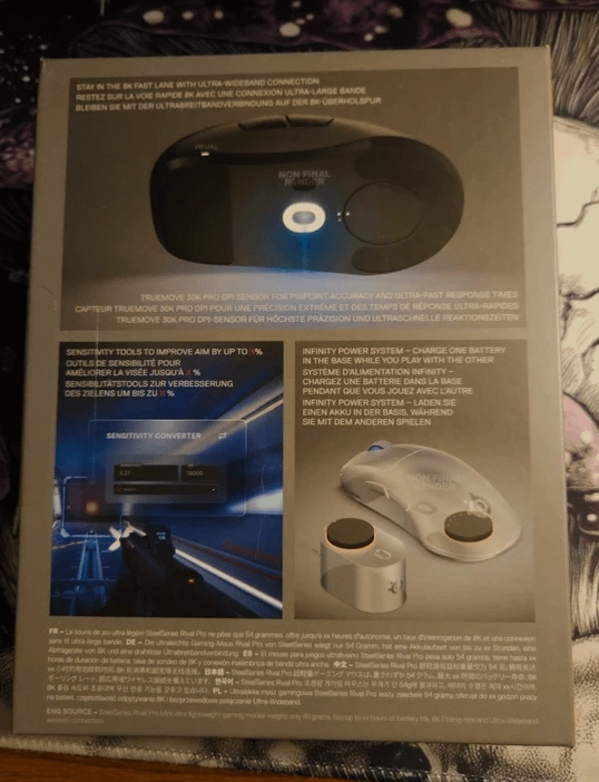 赛睿 Rival Pro Mini 鼠标曝光：49g，换电设计，8kHz UWB 无线