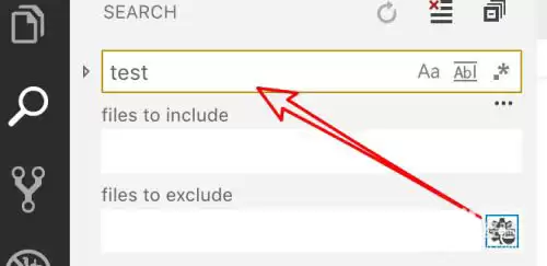 vscode怎么指定在某个目录搜索