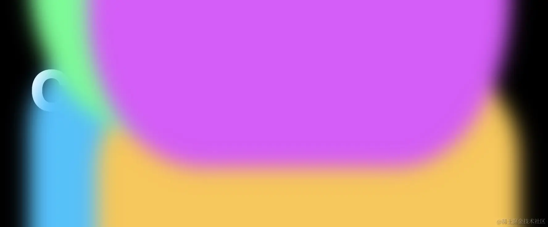 使用纯CSS实现动态渐变文本特效