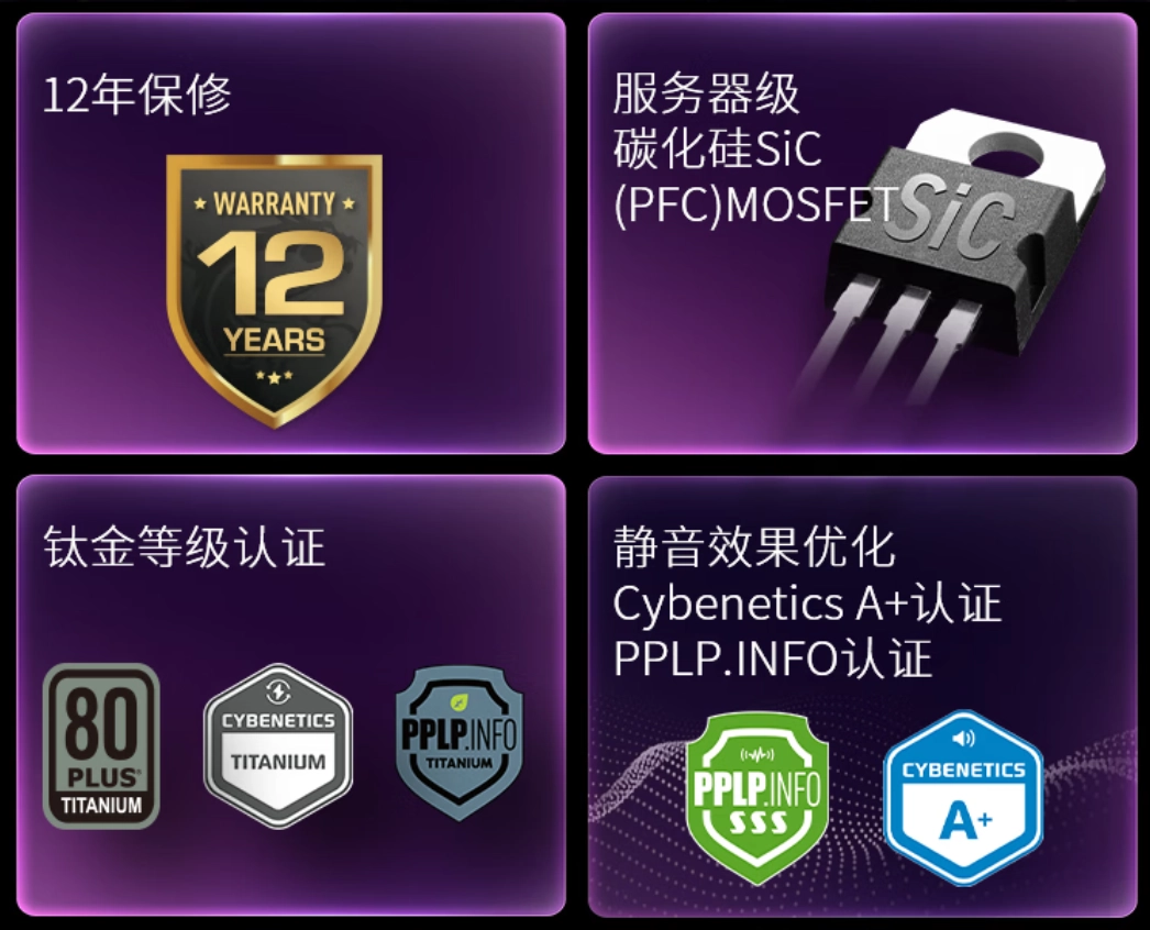 微星推出多款电源新品：全系搭载 GPU Safeguard 技术，为高功耗显卡护航