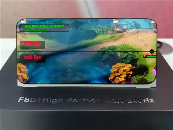 国屏之光！天马展示全球首款1.5K 240Hz超级高刷屏