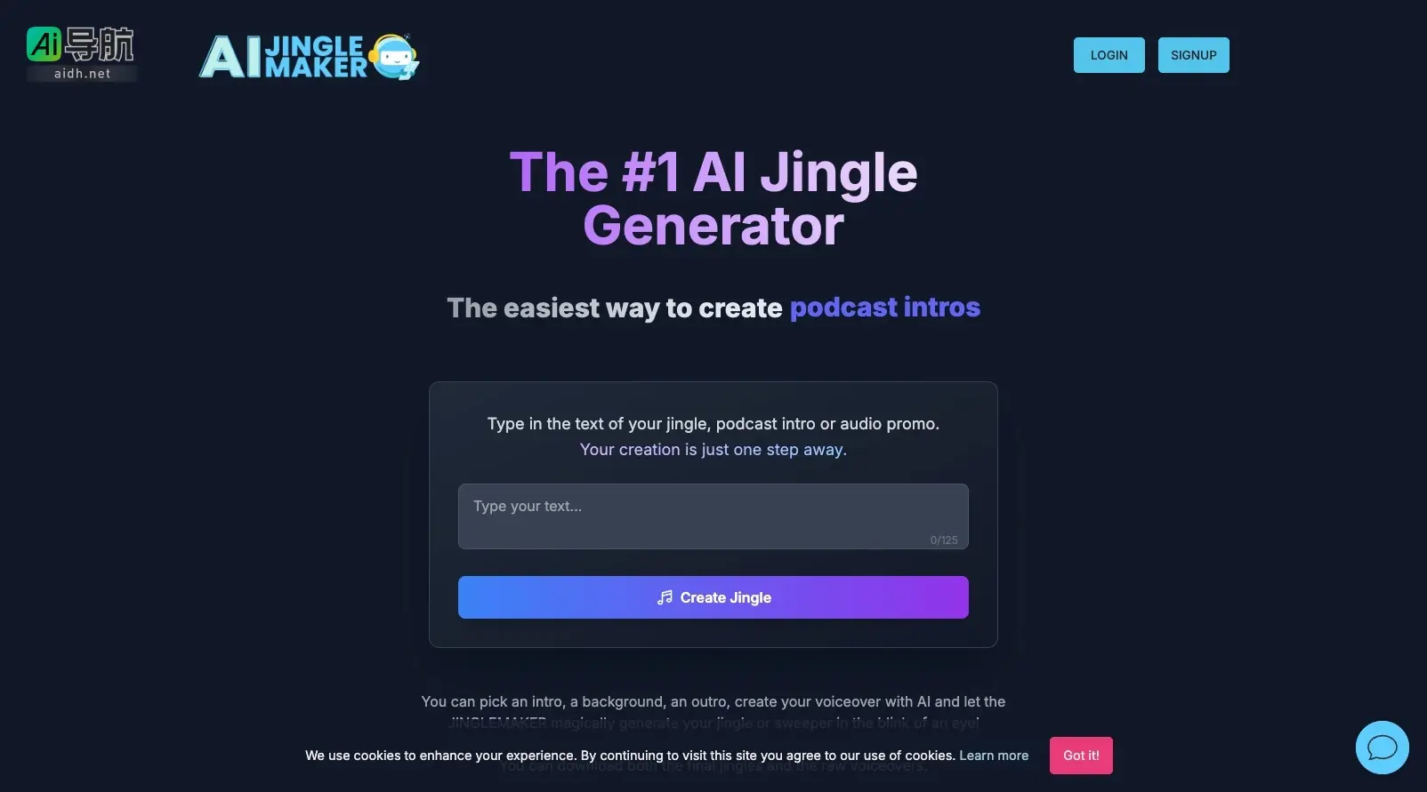 AI JINGLEMAKER AI JingleMaker提供便捷的AI生成音乐广告和播客开场，助力创作者快速制作高质量音频内容