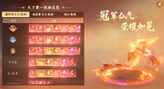 《仙遇》天下第一大赛冠军专属外观奖励展示