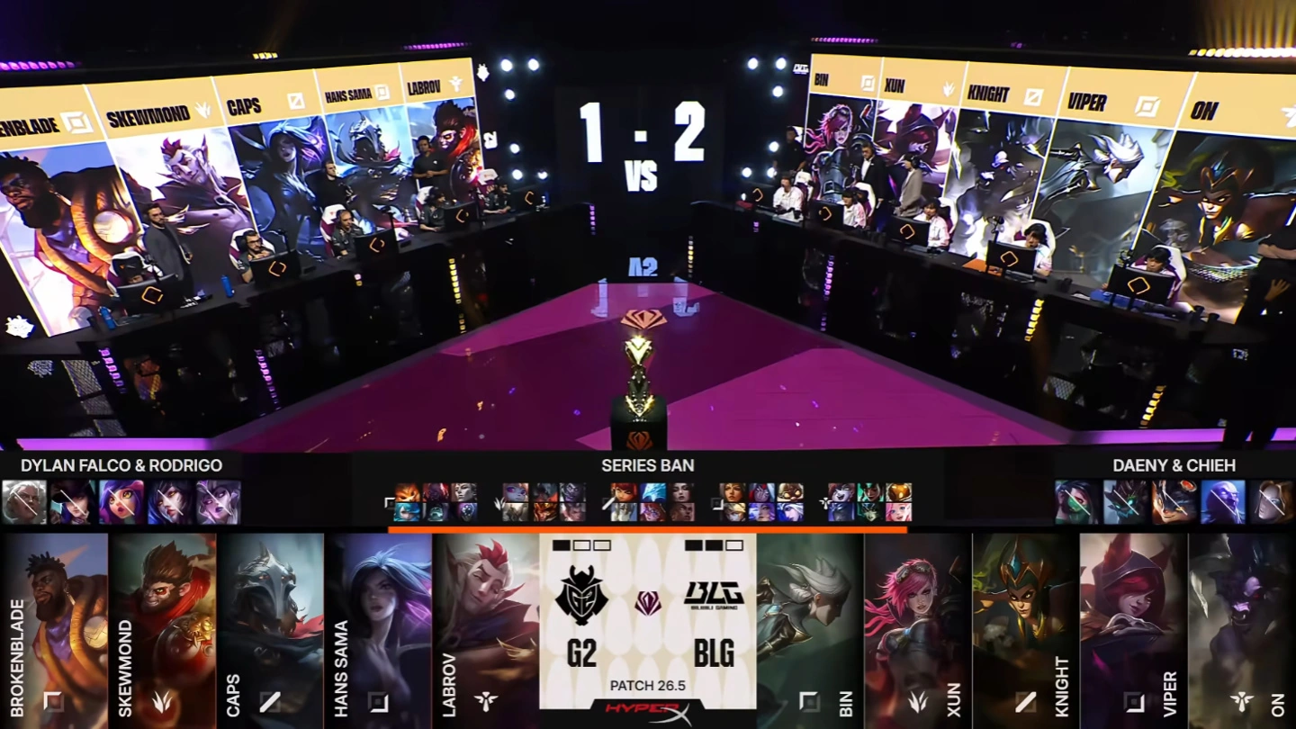 终结 LPL 三年无冠，BLG 战队 3:1 G2 斩获《英雄联盟》2026 全球先锋赛冠军