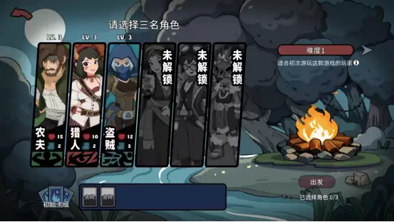 三人小队x肉鸽卡牌x战棋的新解法——《黑夜轮回》体验试玩