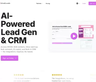 AIndLeads-AI finds Leads