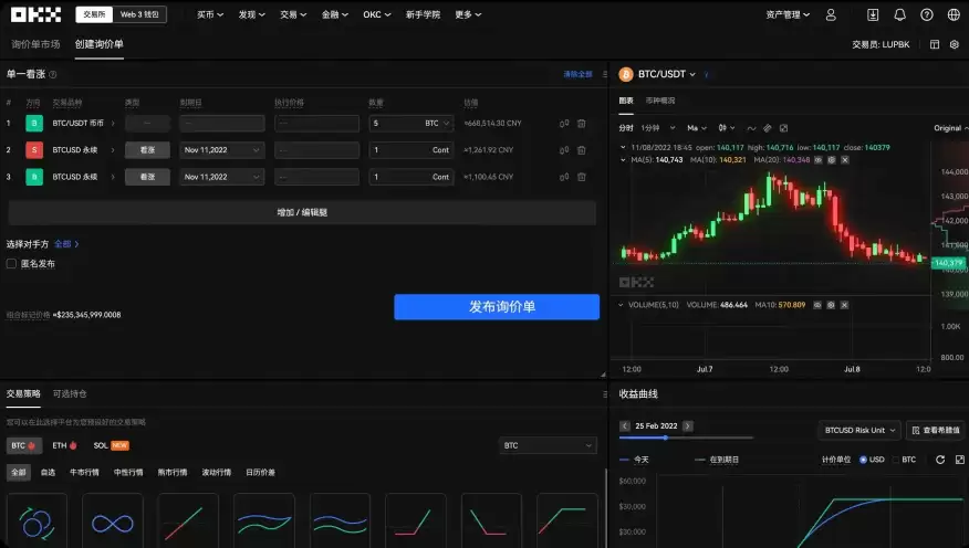 OKX欧易深度图与订单簿界面详解，展示买卖盘口分布