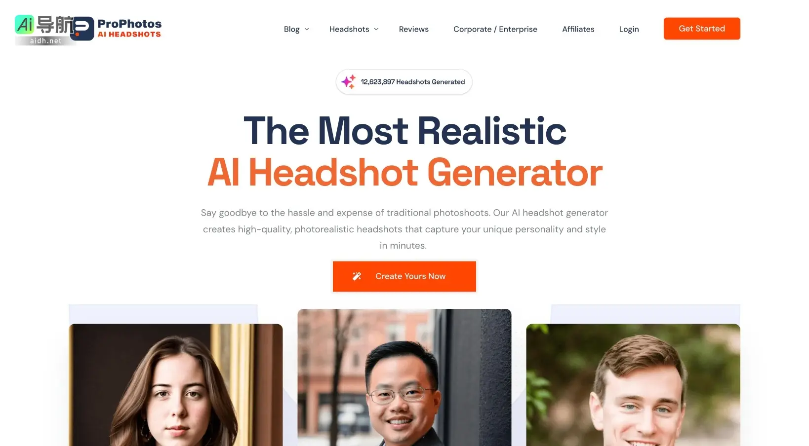 ProPhotos 提供快速、高质量的AI头像生成服务，助力职业形象提升