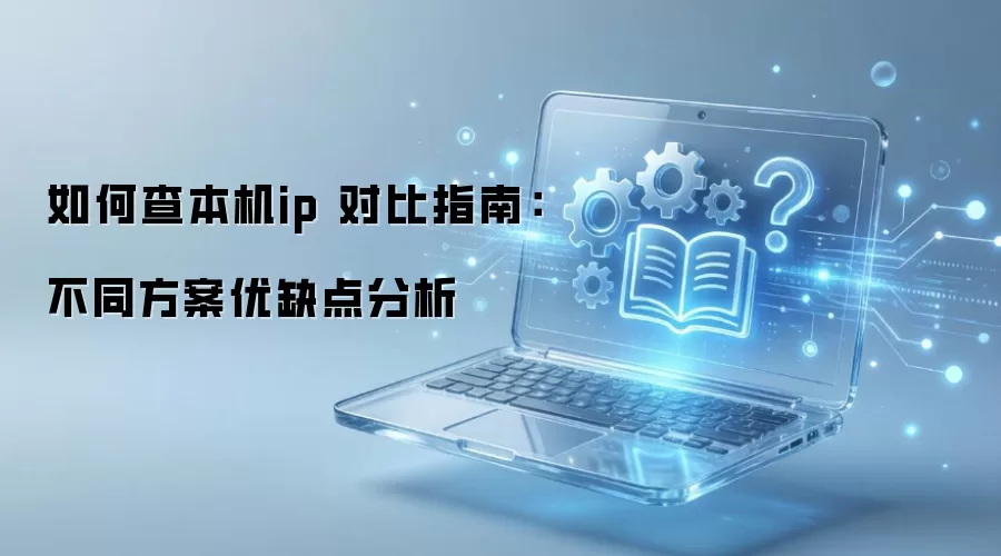 如何查本机ip 对比指南:不同方案优缺点分析