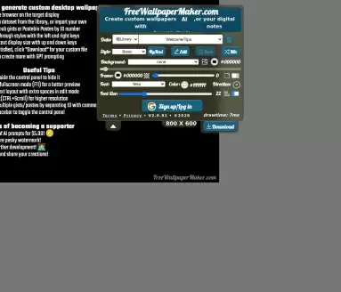 Free Wallpaper Maker