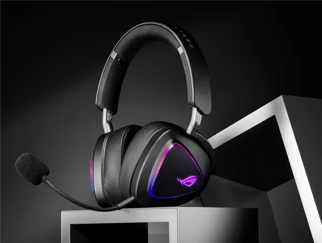 ROG棱镜2游戏耳机外观图