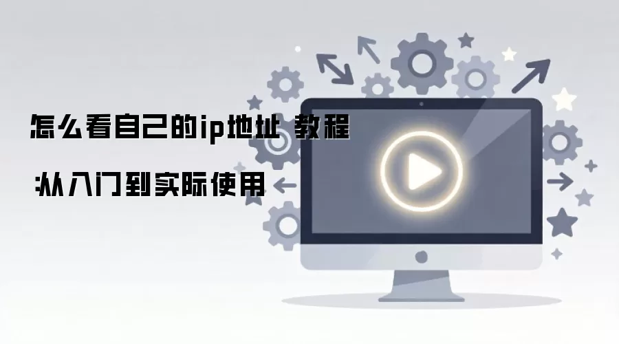 怎么看自己的ip地址 教程:从入门到实际使用