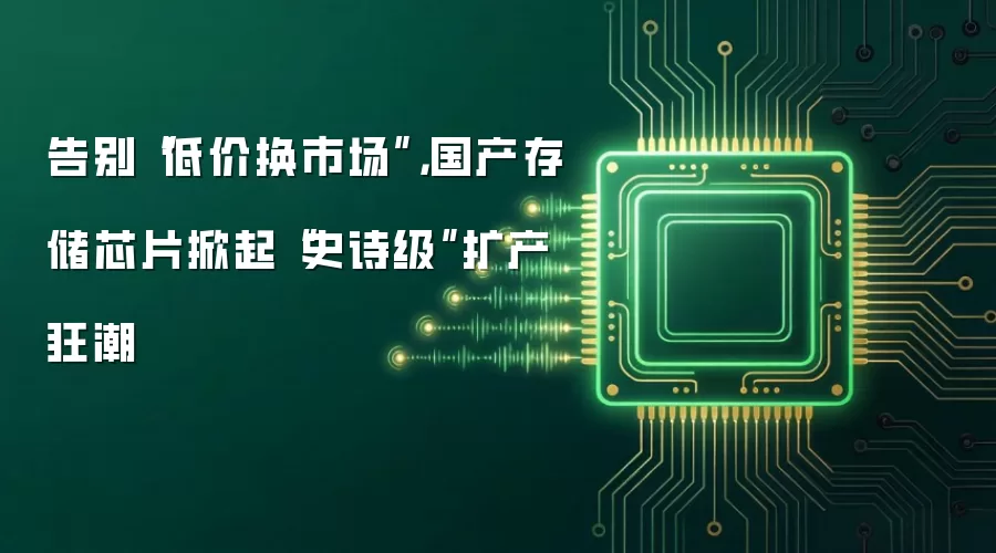 告别“低价换市场”，国产存储芯片掀起“史诗级”扩产狂潮