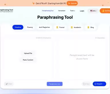 Paraphrasing Tool AI