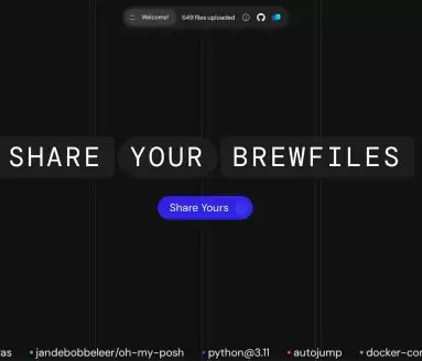 Share Brewfiles