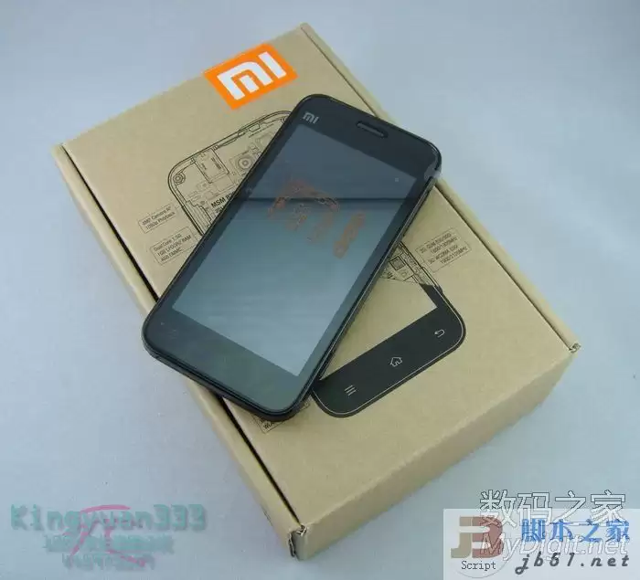 小米手机收货后开箱实拍图 解解馋吧