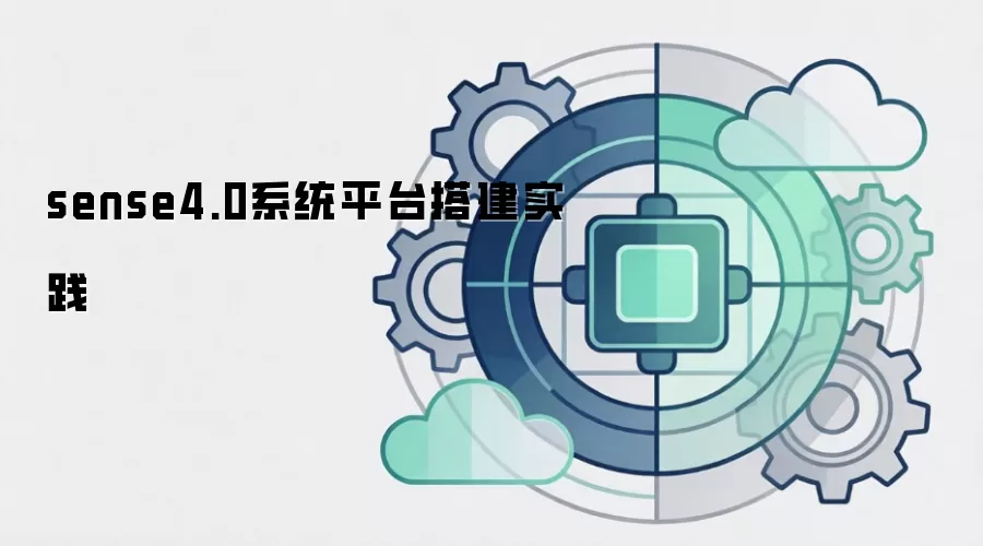 sense4.0系统平台搭建实践
