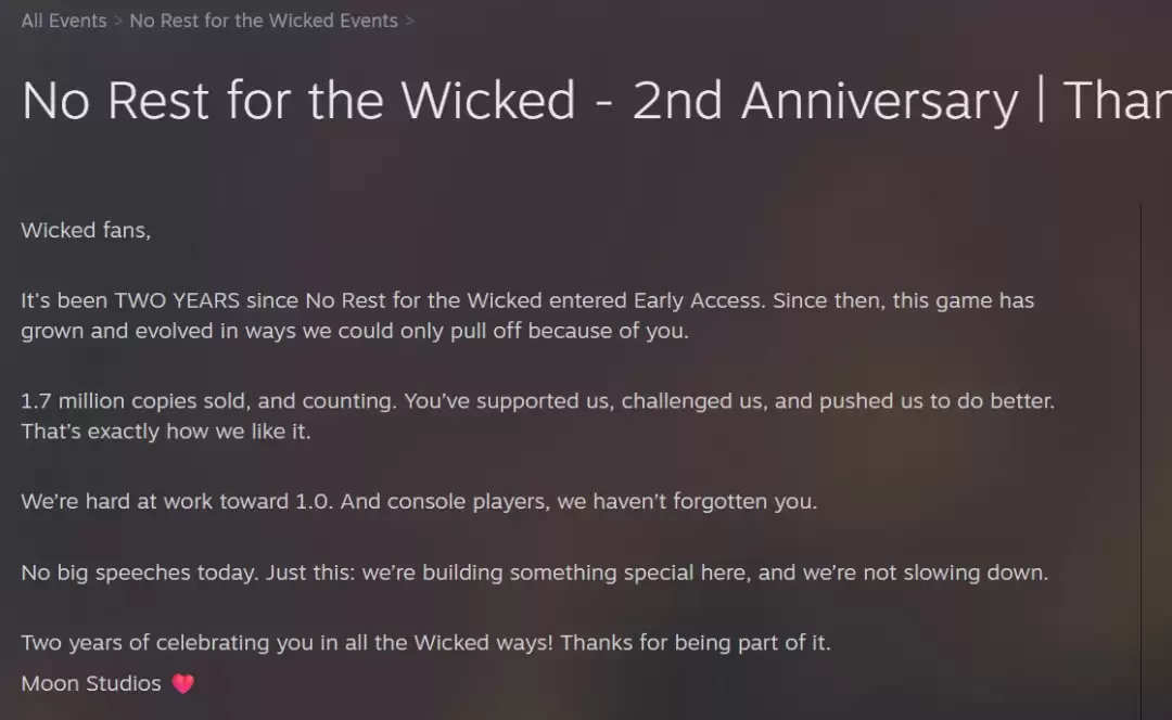 《恶意不息》发售两周年销量超170万 主机版没有忘