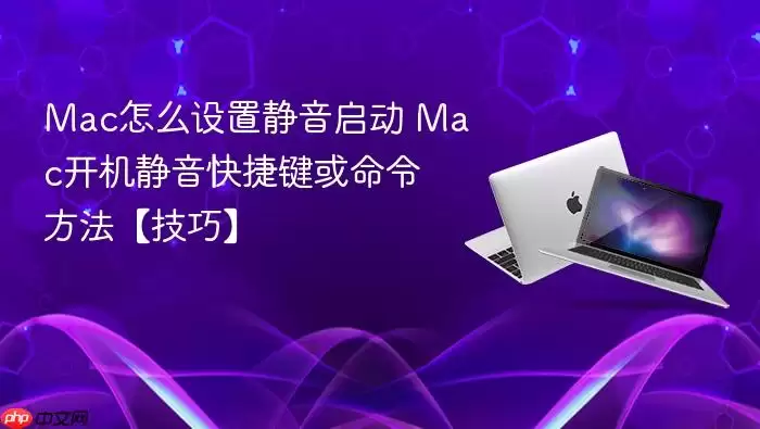 mac怎么设置静音启动 mac开机静音快捷键或命令方法【技巧】