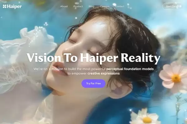 Haiper-视频内容创作的生成式人工智能