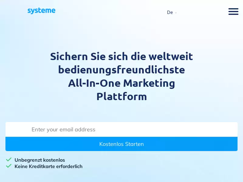 Systeme : 全能在线营销平台