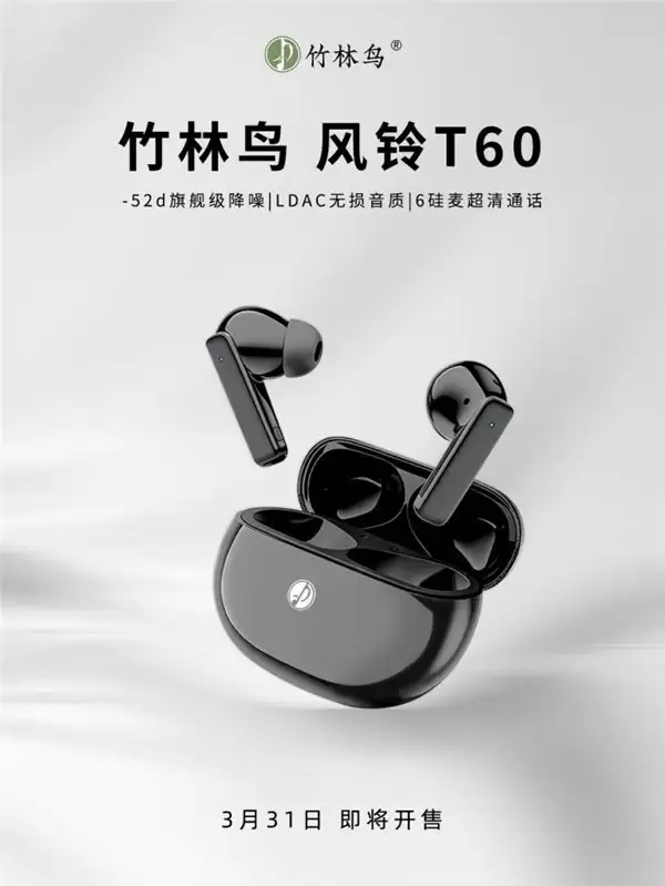 从参数到体验：竹林鸟风铃 T60 能否重新定义国产 TWS 性价比？