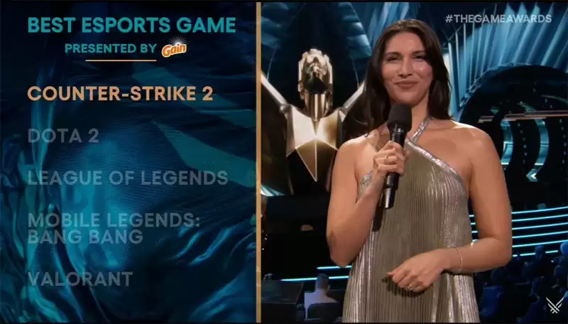 CS2与Vitality分获TGA 2025年度最佳电竞游戏及战队奖