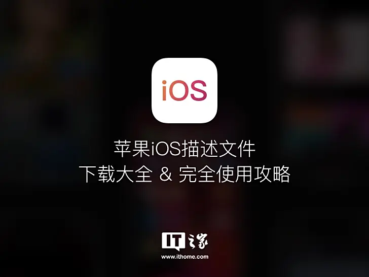苹果 iOS 描述文件下载大全 & 完全使用攻略：玩测试版 / 限制升级……