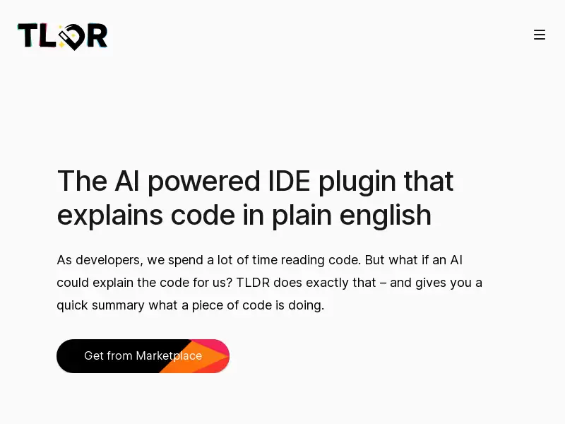 TLDR : AI代码解释插件