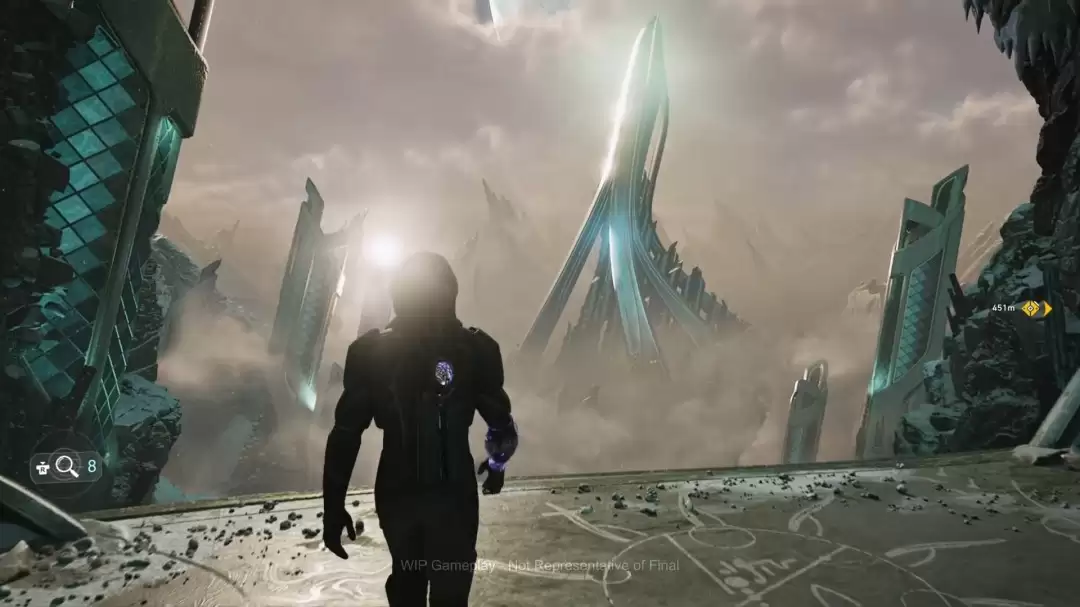 类《质量效应》游戏《大迁离》曝30秒实机视频 俯瞰矗立千年的冰封遗迹