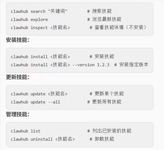 安装ClawHub技能插件