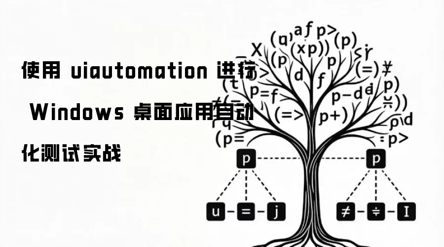 使用 uiautomation 进行 Windows 桌面应用自动化测试实战