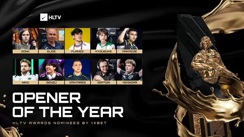 HLTV公布2025年度最佳狙击手、突破手、自由人、主防者、指挥、教练及年度高光时刻十大提名
