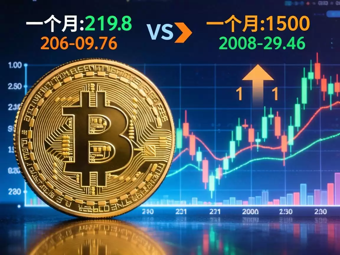 比特币一个月价格对比表，市场波动与趋势分析