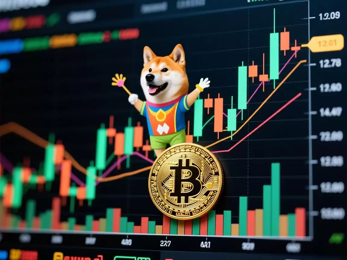 狗狗币K线图走势，从迷因狂欢到现实波动