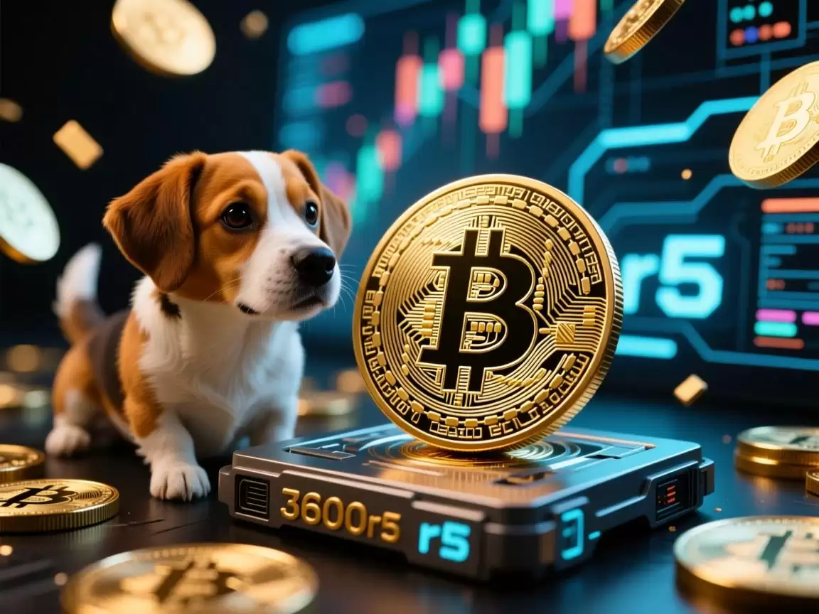 当狗狗币遇上3600r5，一场数字狂欢的隐喻