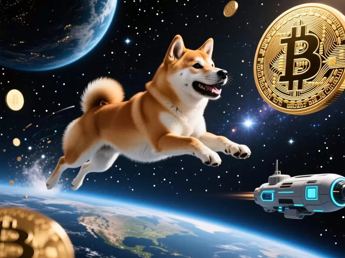 当柴犬跃入星辰，狗狗币的太空征途