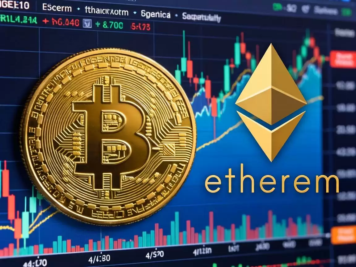比特币与以太坊价格走势图分析，市场动态与未来展望