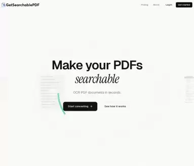 GetSearchablePDF