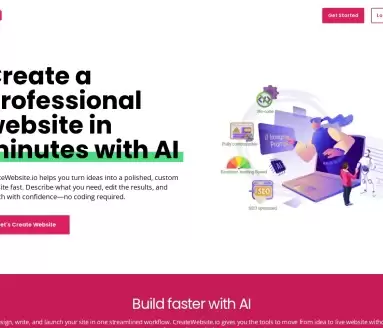 CreateWebsite AI