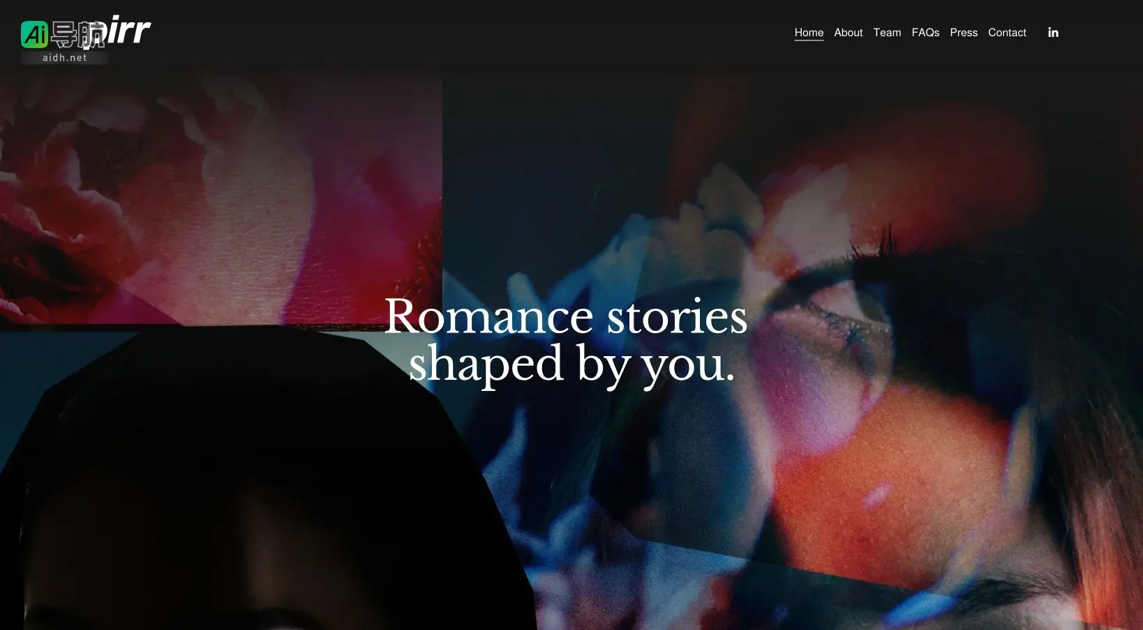 Pirr 是一个AI驱动的故事创作平台，让用户自由塑造个性化的爱情故事