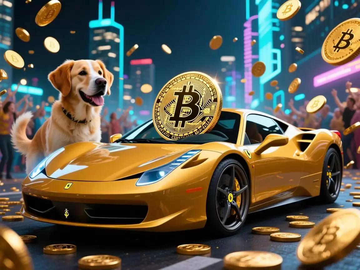 狗狗币换法拉利，一场数字狂欢与现实碰撞