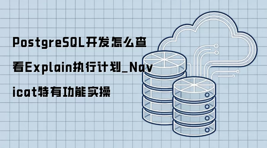 PostgreSQL开发怎么查看Explain执行计划_Na vicat特有功能实操