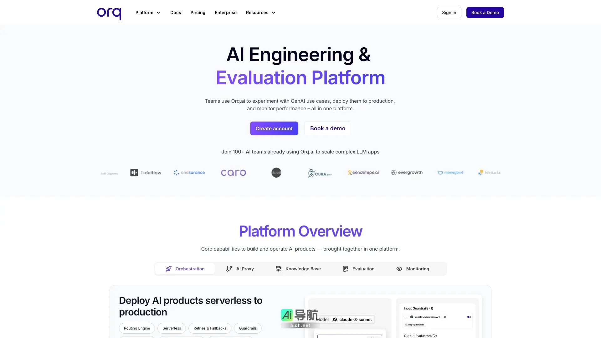 Orq.ai 是一个集成平台，帮助团队实验、部署和监控生成AI应用的全生命周期管理