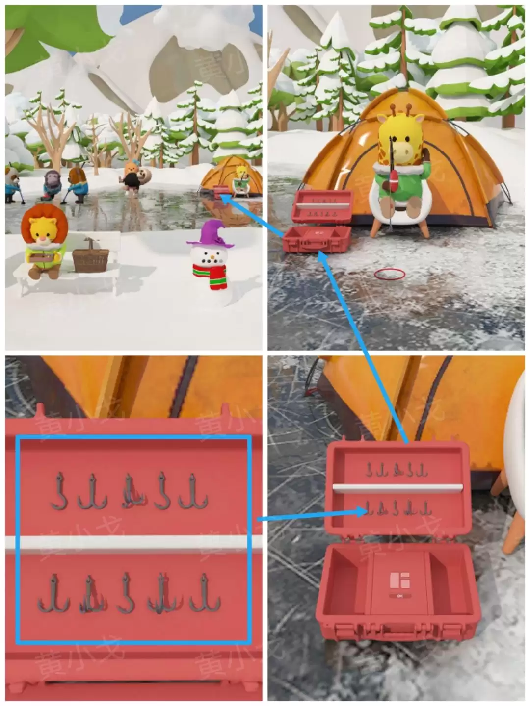 Escape Room：Snowy Park密室逃脱：雪中的公园攻略（二）